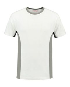 Lemon & Soda LEM4500 - T-shirt Workwear iTee Manches Courtes White/PG
