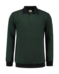 Lemon & Soda LEM4700 - Polo-Sweat Workwear Forest Green/BK