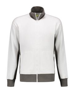 Lemon & Soda LEM4725 - Sweat Cardigan Workwear White/PG