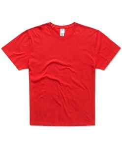 Stedman STE2020 - Tee-shirt col rond pour hommes CLASSIC ORGANIC Rouge Scarlet