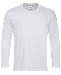 Stedman STE2130 - Tee-shirt manches longues pour hommes COMFORT Blanc