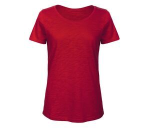 B&C BC047 - Tee Shirt Femme Coton Biologique Chic Red