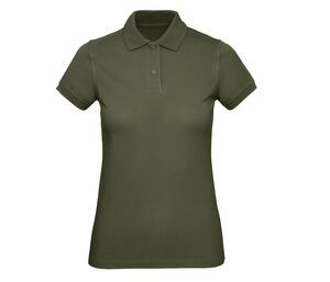 B&C BC401 - Polo 100% Coton Bio Femme Urban Khaki