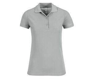 B&C BC409 - Polo Femme Safran Timeless Pacific Grey
