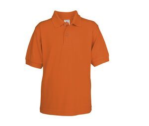 B&C BC411 - Polo Safran Enfant Pumpkin Orange