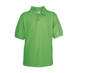 B&C BC411 - Polo Safran Enfant Real Green