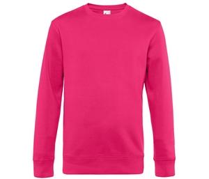 B&C BCU01K - Sweat manches droites 280 KING Magenta Pink