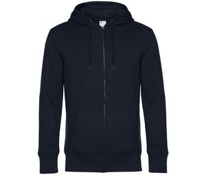 B&C BCU03K - Sweat Capuche zippé KING Navy Blue