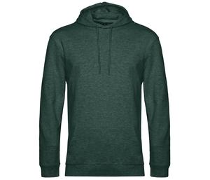 B&C BCU03W - Sweat capuche Heather Dark Green