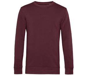 B&C BCU31B - Sweat col rond organique Burgundy