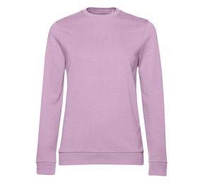 B&C BCW02W - Sweat col rond # femme Candy Pink