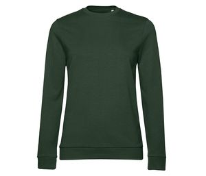 B&C BCW02W - Sweat col rond # femme Forest Green