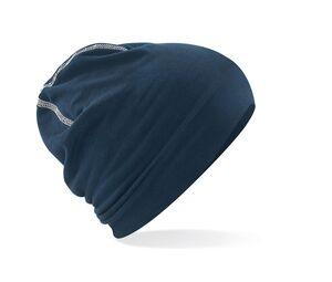 Beechfield BF366 - Bonnet en coton Hemsedal French Navy / White