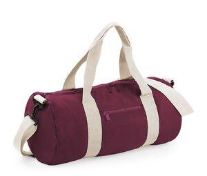 Bag Base BG144 - Sac Voyage Barrel Bag Burgundy / Off White