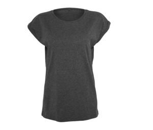 BUILD YOUR BRAND BY021 - T-shirt femme Charcoal