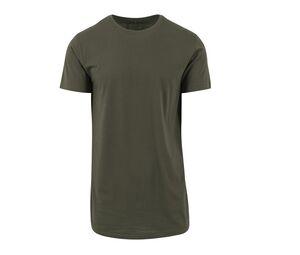 BUILD YOUR BRAND BY028 - T-shirt long Vert Olive