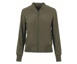 BUILD YOUR BRAND BY044 - Veste bomber femme Vert Olive