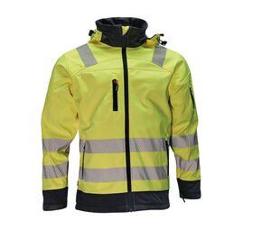 HEROCK HK190 - Veste Softshell Haute Visibilité Gregor