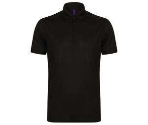 HENBURY HY460 - Polo Homme en polyester stretch Black