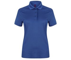 HENBURY HY461 - Polo Femme en polyester stretch Bleu Royal