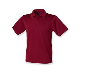 Henbury HY475 - Polo Shirt Homme Cool Plus Burgundy