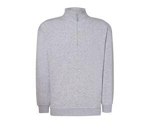 JHK JK298 - Sweat col zippé Ash Grey