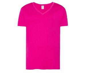 JHK JK401 - T-shirt col V 160 Fuchsia