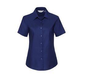 Russell Collection JZ33F - Chemisette Femme Oxford Coton Bright Royal
