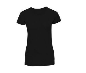 Russell JZ65F - Tee-Shirt Femme Manches Courtes HD Black