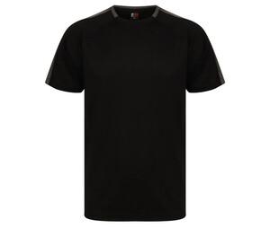 Finden & Hales LV290 - T-shirt d'équipe Black/ Gunmetal Grey