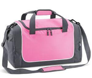 Quadra QD77S - Sac de sport vestiaire Teamwear Classic Pink/ Graphite Grey/ White