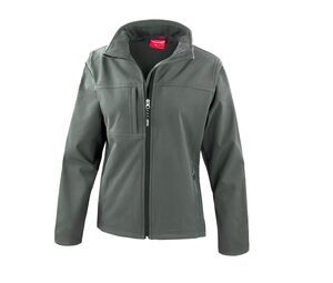 RESULT RS121F - Veste classique Softshell 3 couches femme Gris