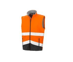 RESULT RS451 - High Visibility Work Softshell Bodywarmer