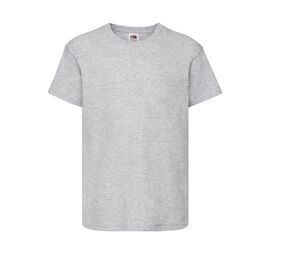 Fruit of the Loom SC1019 - Tee-shirt manches courtes enfant Heather Grey