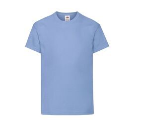 Fruit of the Loom SC1019 - Tee-shirt manches courtes enfant Sky Blue