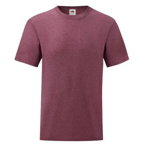 Fruit of the Loom SC230 T-shirt Manches courtes pour homme Heather Burgundy
