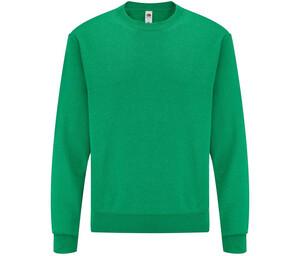 Fruit of the Loom SC250 - Sweatshirt Manches Droites Retro Heather Green