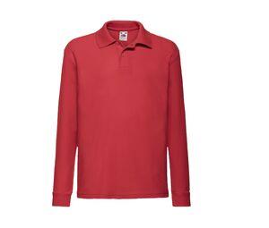 FRUIT OF THE LOOM SC3201 - Polo enfant Rouge