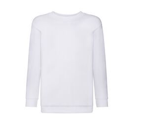 Fruit of the Loom SC351 - Sweat Enfant Col Rond White