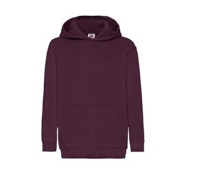 Fruit of the Loom SC371 - Sweat à Capuche Enfant Burgundy