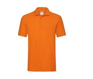 Fruit of the Loom SC385 - Polo Homme Premium 100% Coton Orange