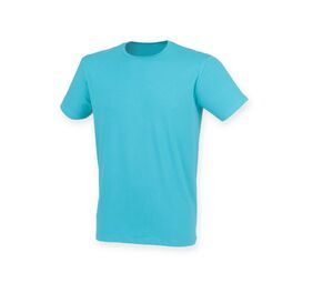 Skinnifit SF121 - Tee-Shirt Homme Stretch Coton Surf Blue