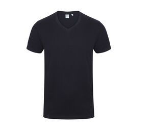 Skinnifit SF122 - Tee-Shirt Col V Homme Stretch en Coton Navy