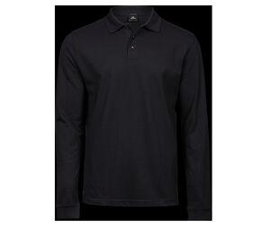 TEE JAYS TJ1406 - Polo stretch manches longues homme Black