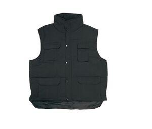 VELILLA VL108 - BODYWARMER MATELASSÉ MULTIPOCHES Black