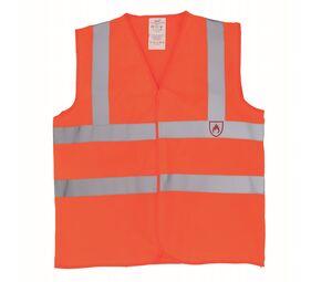 YOKO YK100R - Veste de sécurité retardateur de flamme Hi Vis Orange