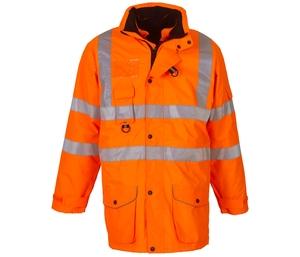 YOKO YK711 - Parka 7 en 1 haute visibilité Hi Vis Orange