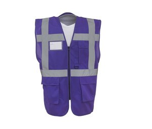 YOKO YK801 - Gilet multi-fonction haute sécurité Purple