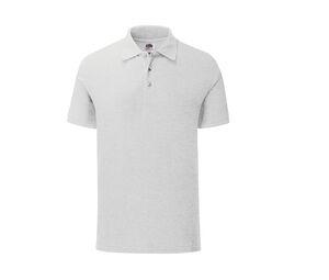FRUIT OF THE LOOM SC3044 - Polo ICONIC Heather Grey