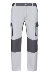 Velilla 103020B - PANTALON BICOLORE White/Grey